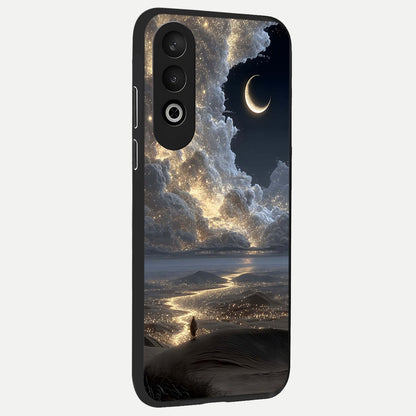  Moonlight Spark Path back cover For Oneplus Nord CE4 slim fit glass case with vibrant aesthetic design