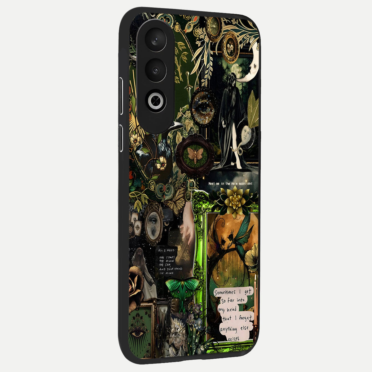  Mystic Woods Secret back cover For Oneplus Nord CE4 slim fit glass case with vibrant aesthetic design