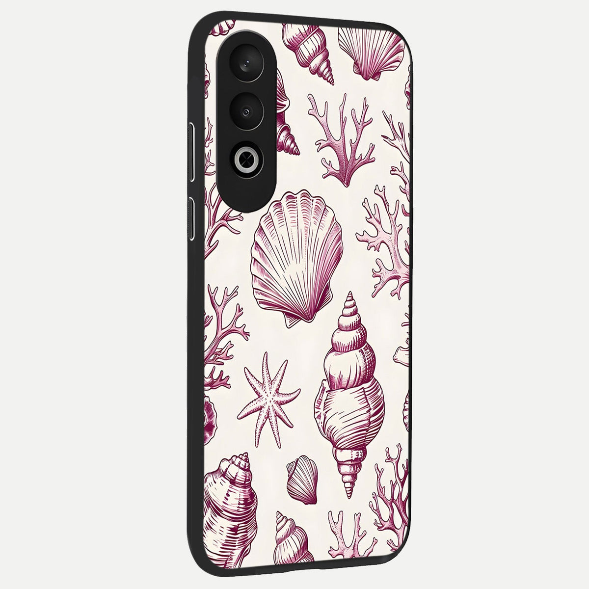  Pink Power Sparks back cover For Oneplus Nord CE4 slim fit glass case with vibrant aesthetic design
