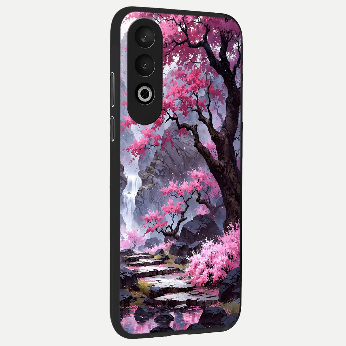  Pink Sunflower Glow back cover For Oneplus Nord CE4 slim fit glass case with vibrant aesthetic design