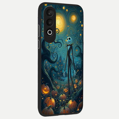  Pumpkin Moonlight Tale back cover For Oneplus Nord CE4 slim fit glass case with vibrant aesthetic design