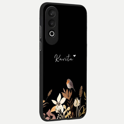  Quiet Garden Tune Custom Name back cover For Oneplus Nord CE4 slim fit glass case with vibrant aesthetic design