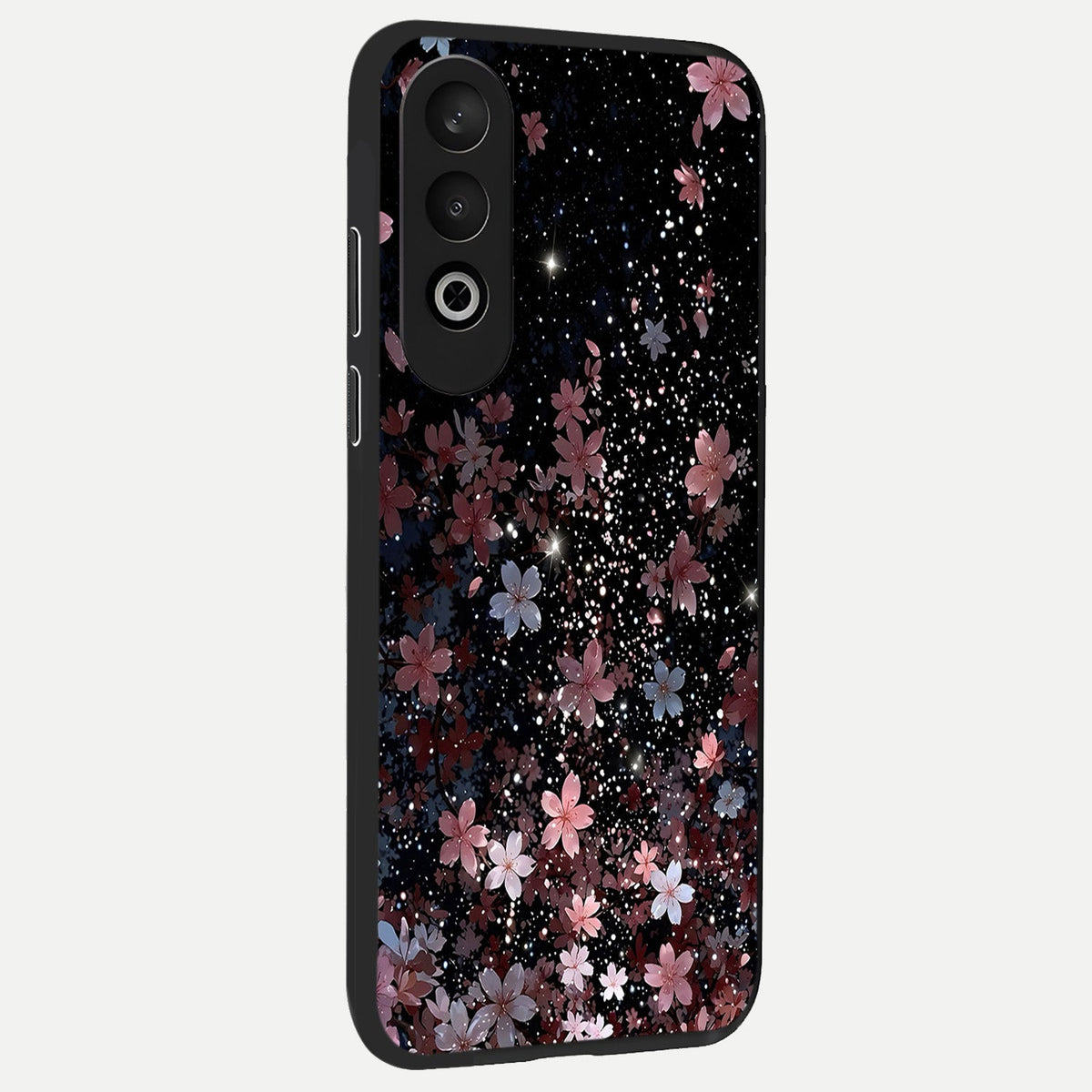  Starlit Flower Dreams back cover For Oneplus Nord CE4 slim fit glass case with vibrant aesthetic design