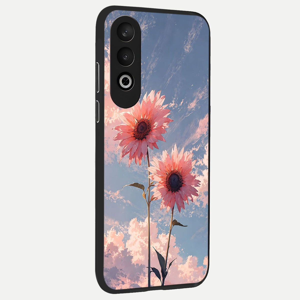  Sun Moon Balance back cover For Oneplus Nord CE4 slim fit glass case with vibrant aesthetic design