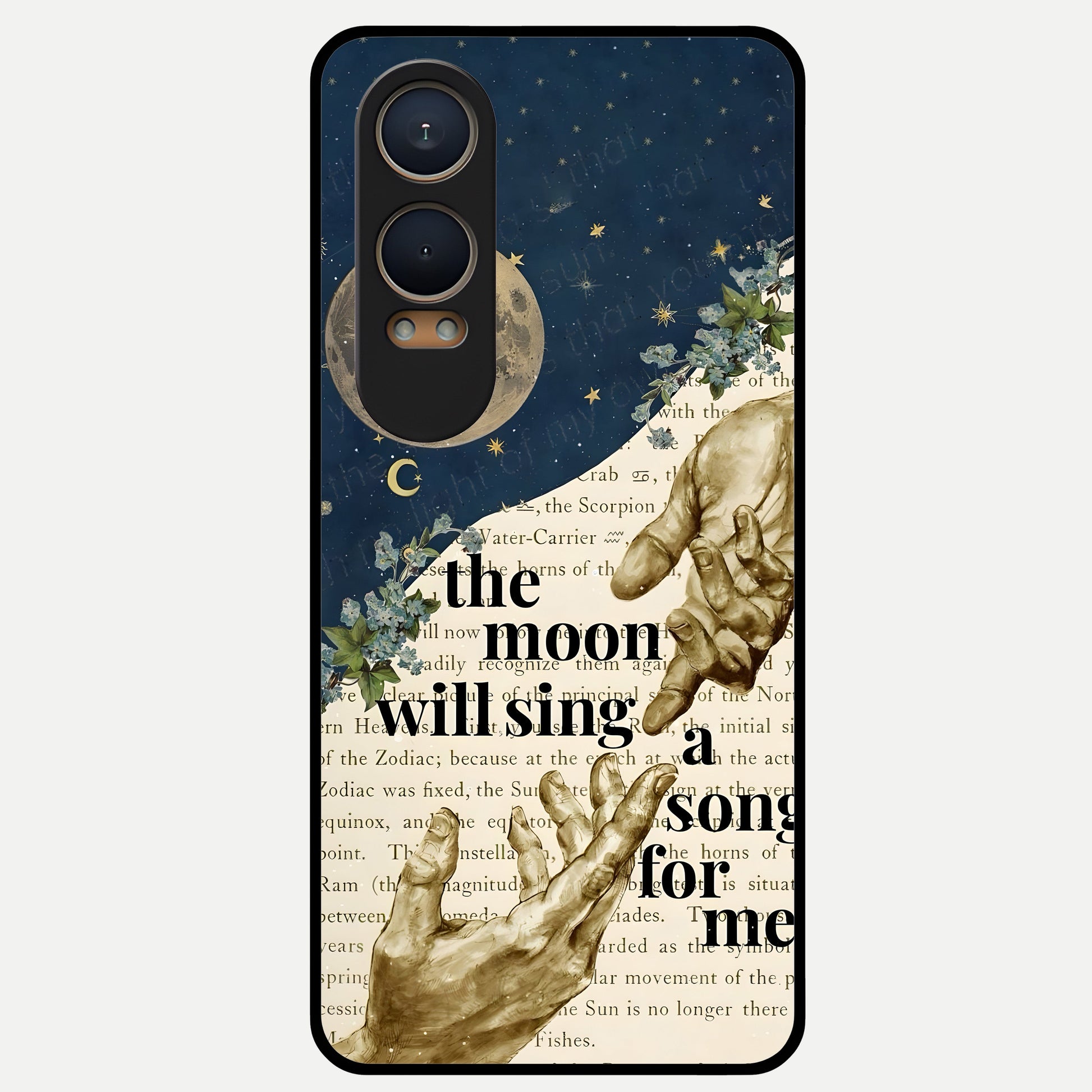  Aesthetic Divine Glass Case For Oneplus Nord CE4 Lite back cover – full design glossy printed glass finish