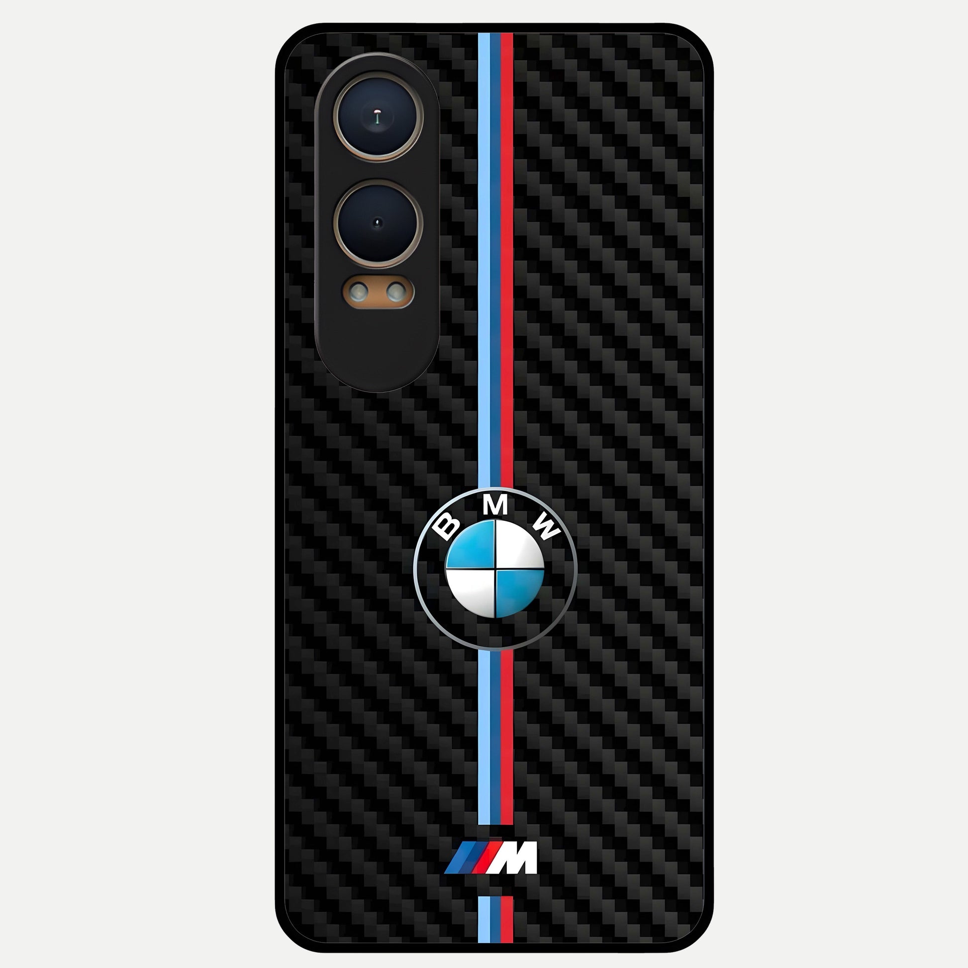  BMW Pattern Glass Case For Oneplus Nord CE4 Lite back cover – full design glossy printed glass finish