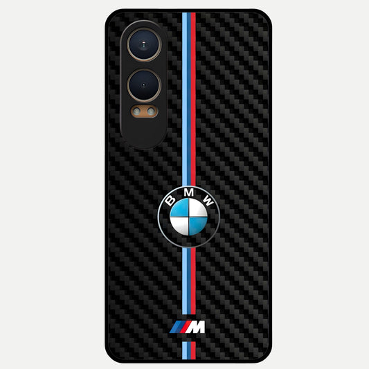  BMW Pattern Glass Case For Oneplus Nord CE4 Lite back cover – full design glossy printed glass finish
