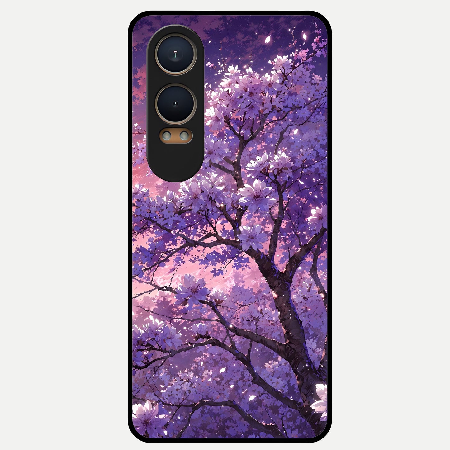  Blossom Tree Glass Case For Oneplus Nord CE4 Lite back cover – full design glossy printed glass finish