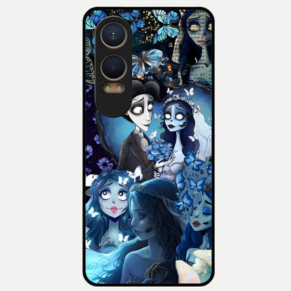  Butterfly Ghost Soul Glass Case For Oneplus Nord CE4 Lite back cover – full design glossy printed glass finish