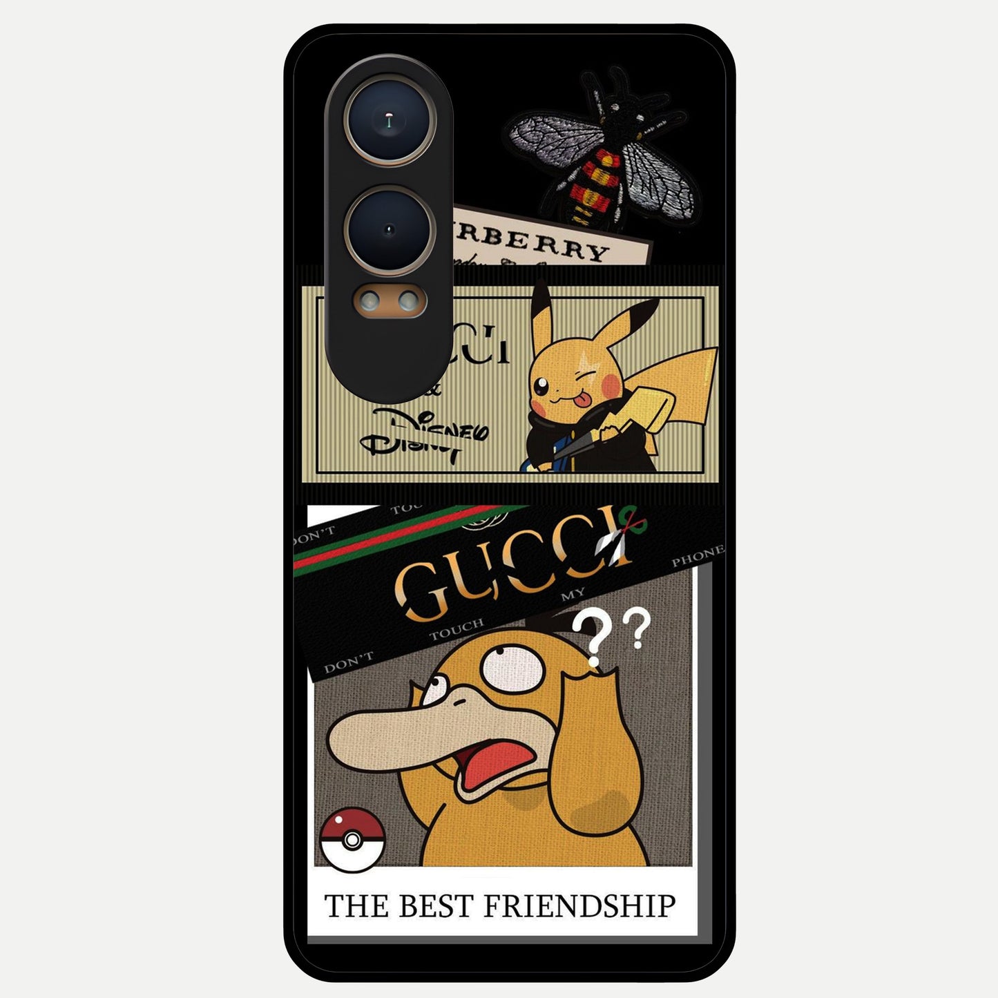  Cartoon Brand Play Mashup Glass Case For Oneplus Nord CE4 Lite back cover – full design glossy printed glass finish