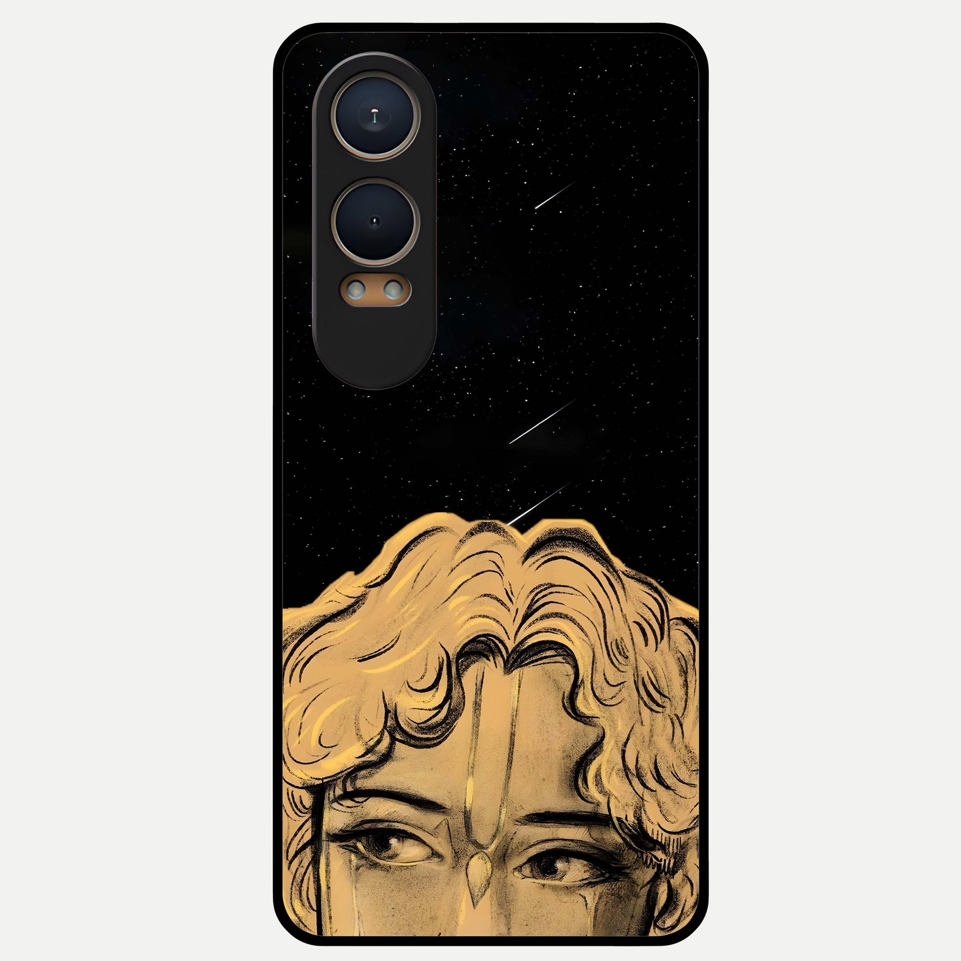 Celestial Gods Plan Glass Case For Oneplus Nord CE4 Lite back cover – full design glossy printed glass finish