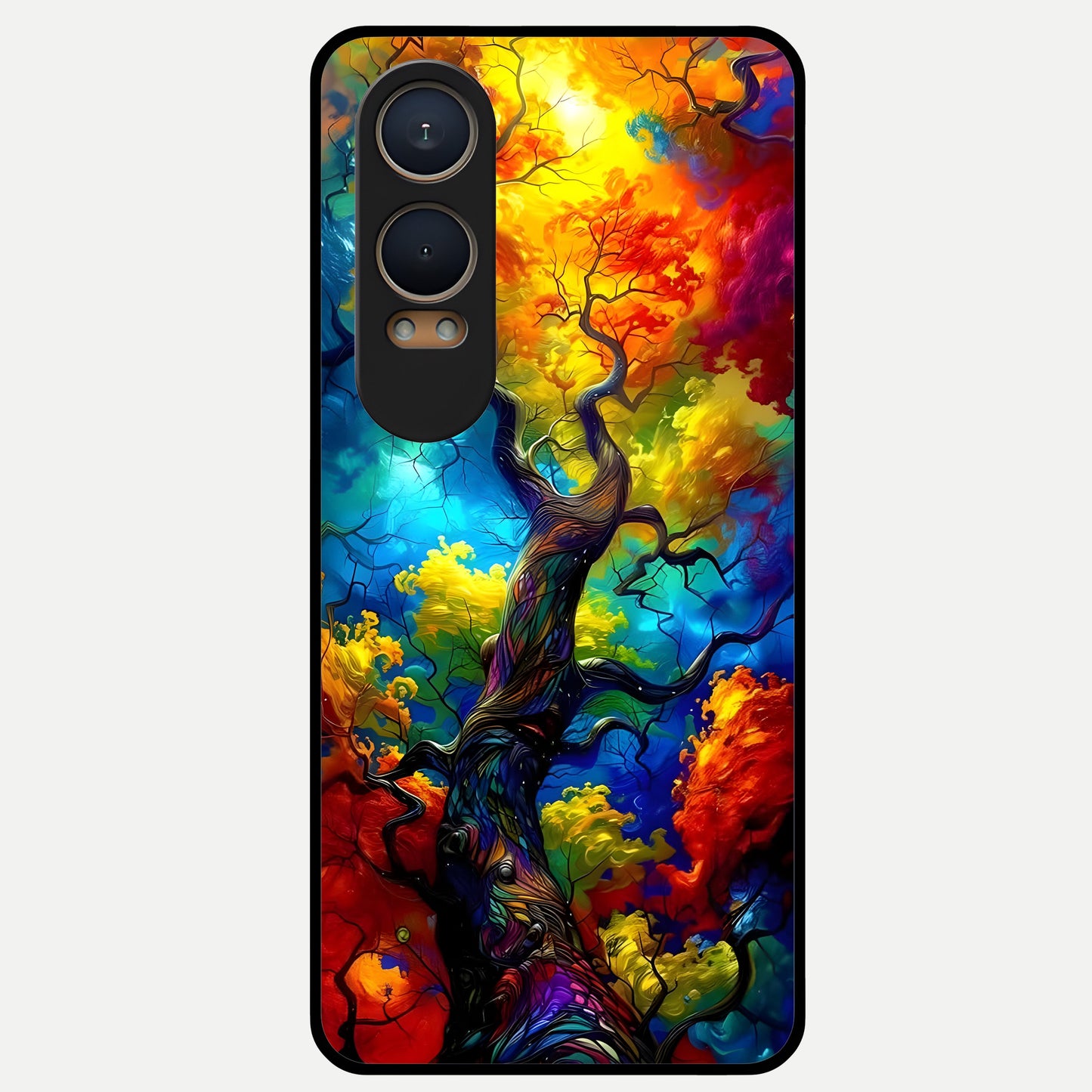  Colorful Soda Bottles Glass Case For Oneplus Nord CE4 Lite back cover – full design glossy printed glass finish