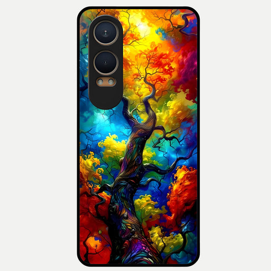  Colorful Soda Bottles Glass Case For Oneplus Nord CE4 Lite back cover – full design glossy printed glass finish
