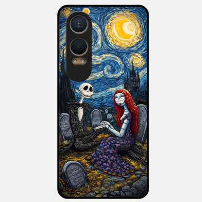 Eternal Night Love Glass Case For Oneplus Nord CE4 Lite back cover – full design glossy printed glass finish