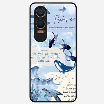  Faithful Ocean Promise Glass Case For Oneplus Nord CE4 Lite back cover – full design glossy printed glass finish