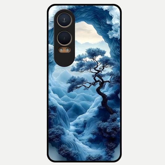  Frozen Serenity Gate Glass Case For Oneplus Nord CE4 Lite back cover – full design glossy printed glass finish