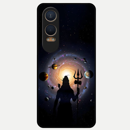  Galactic Shiva Vision Glass Case For Oneplus Nord CE4 Lite back cover – full design glossy printed glass finish