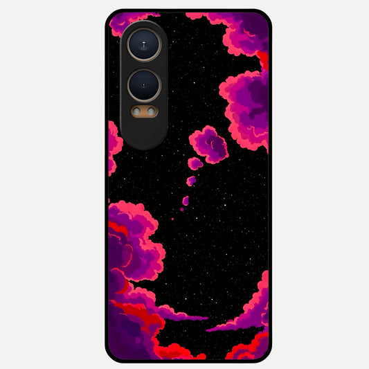 Galaxy Dream Frame Glass Case For Oneplus Nord CE4 Lite back cover – full design glossy printed glass finish