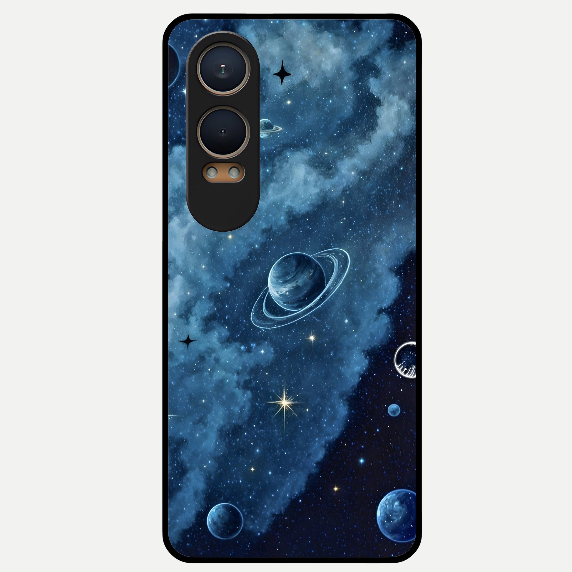  Galaxy Dream Space Glass Case For Oneplus Nord CE4 Lite back cover – full design glossy printed glass finish