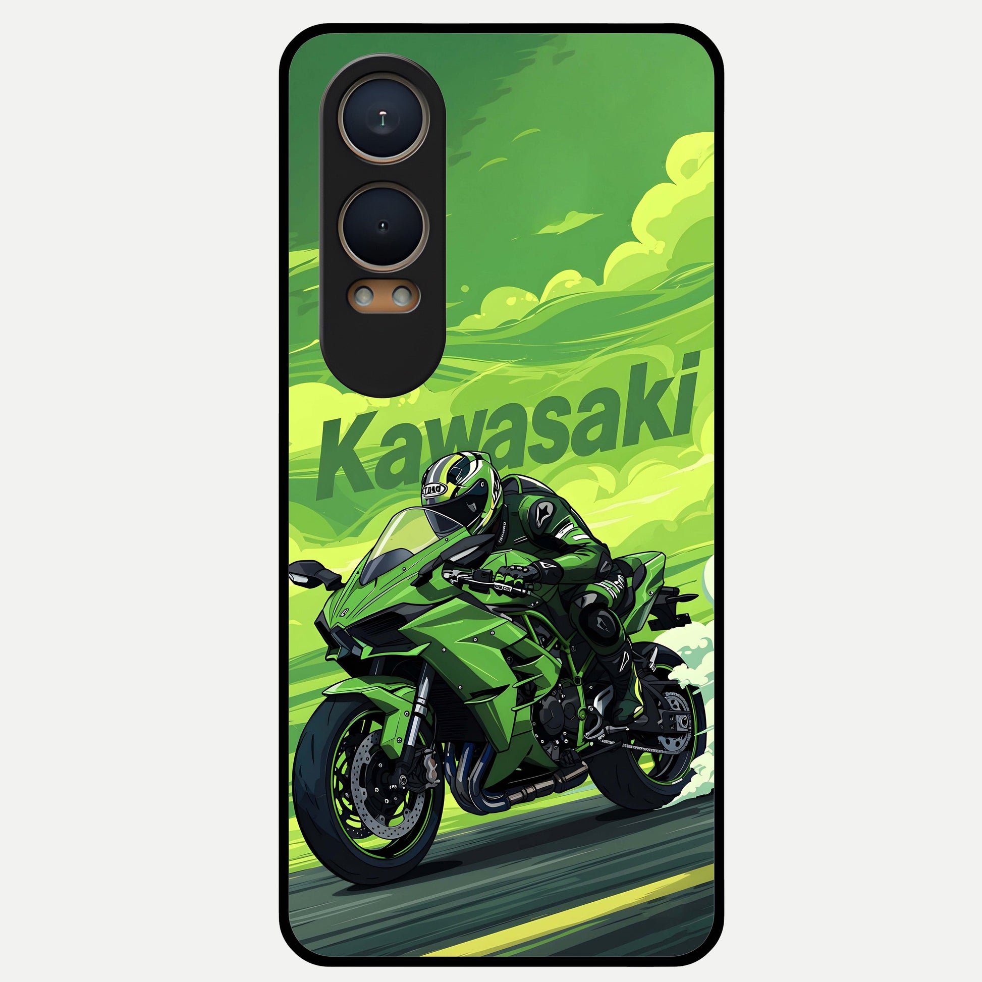  Greenery Sky Glass Case For Oneplus Nord CE4 Lite back cover – full design glossy printed glass finish