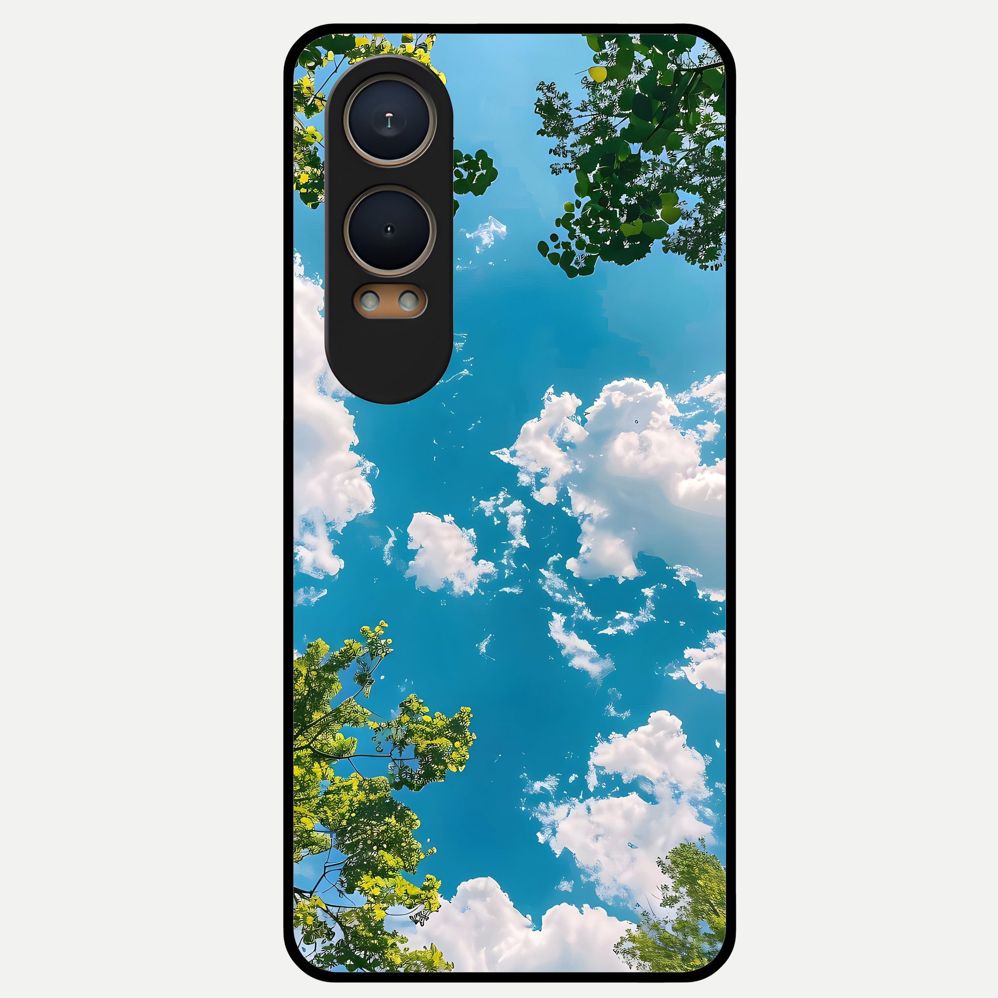  Green Moon Energy Glass Case For Oneplus Nord CE4 Lite back cover – full design glossy printed glass finish