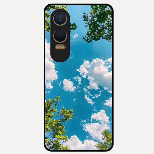  Green Moon Energy Glass Case For Oneplus Nord CE4 Lite back cover – full design glossy printed glass finish