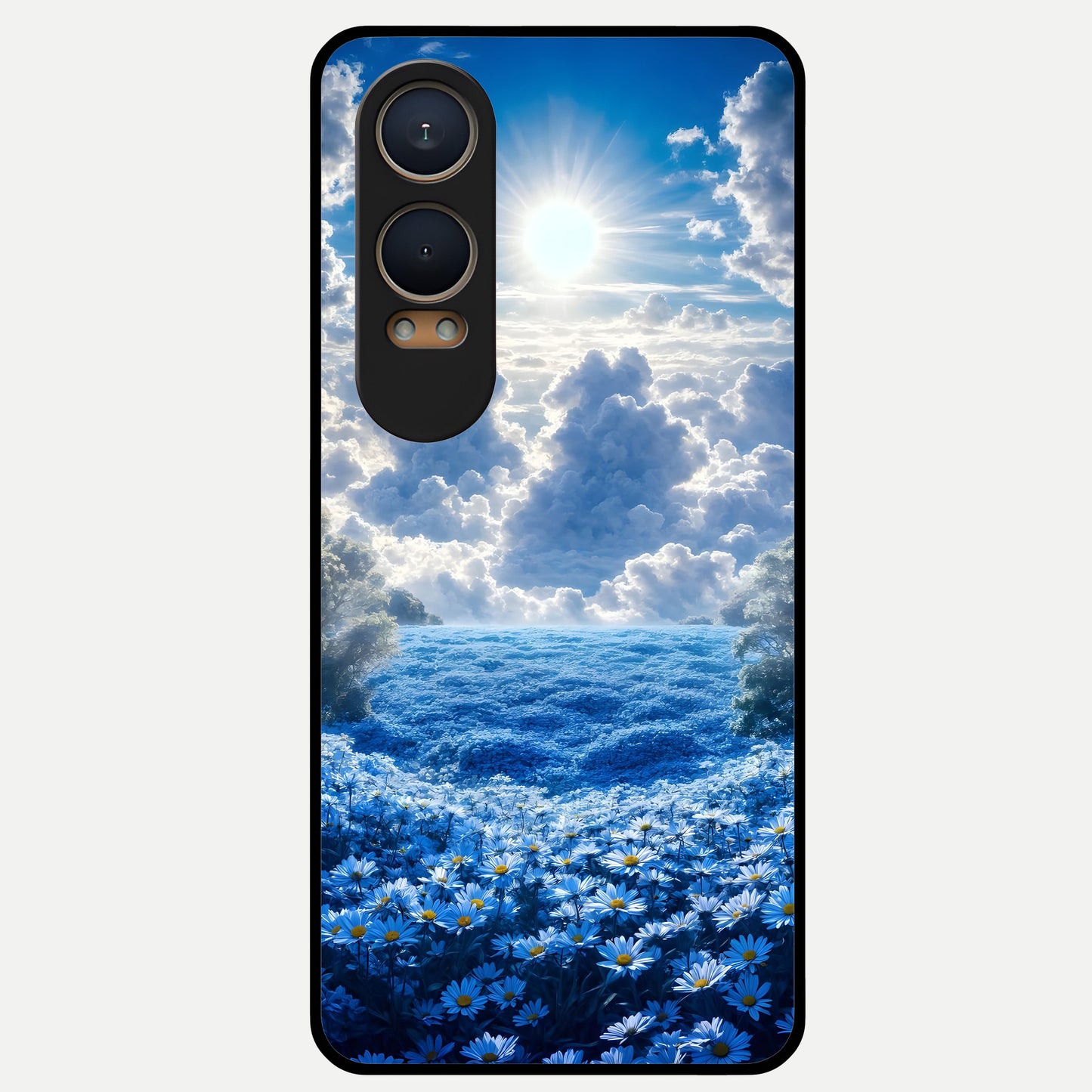  Heavenly Daisy Horizon Glass Case For Oneplus Nord CE4 Lite back cover – full design glossy printed glass finish