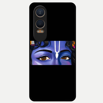  Krishna Eye Glass Case For Oneplus Nord CE4 Lite back cover – full design glossy printed glass finish