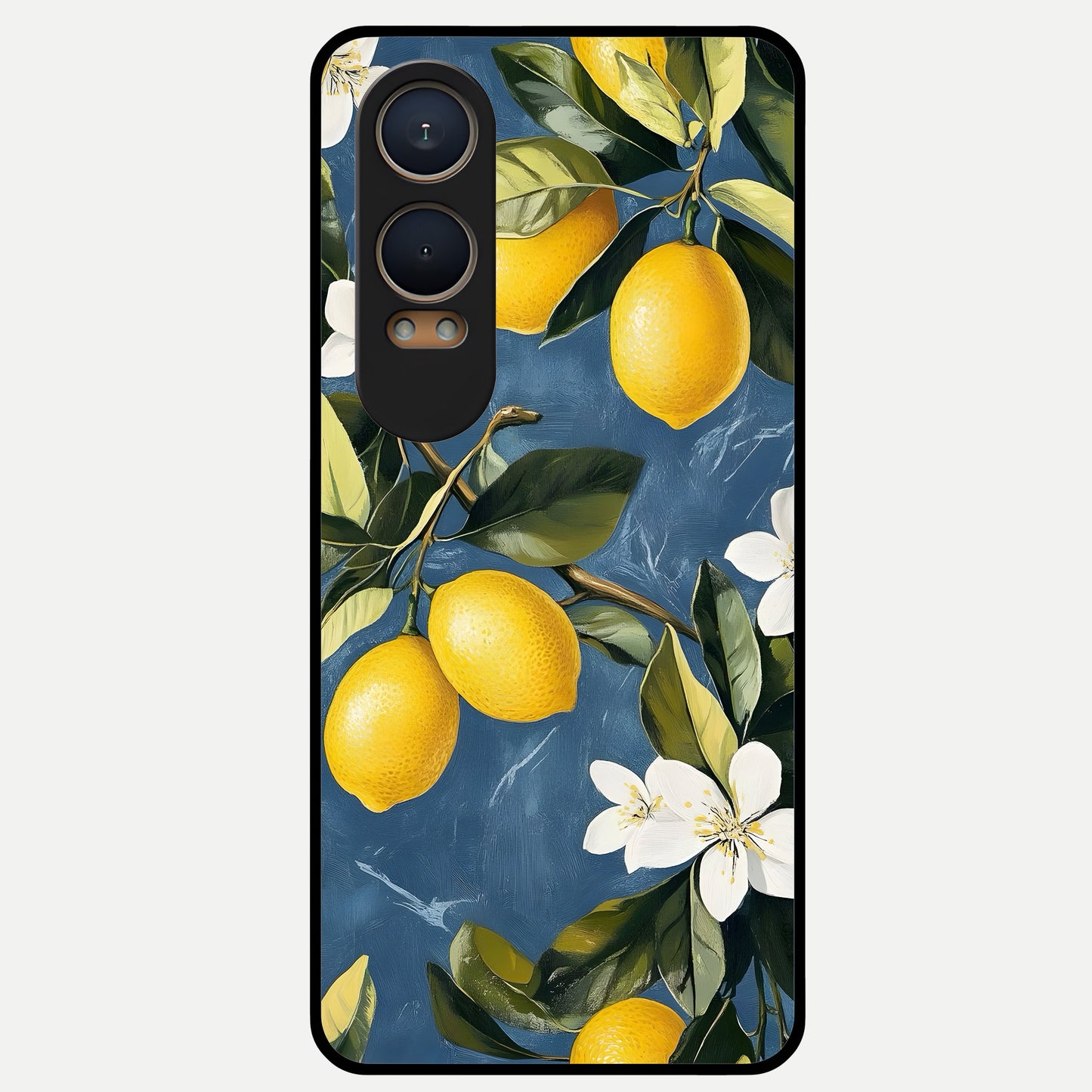  Lemon Dream Garden Glass Case For Oneplus Nord CE4 Lite back cover – full design glossy printed glass finish