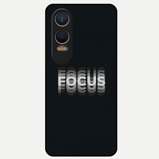  Mono Focus Vision Glass Case For Oneplus Nord CE4 Lite back cover – full design glossy printed glass finish