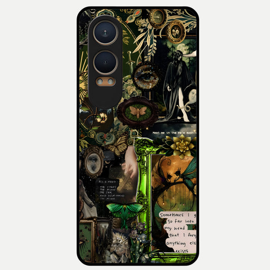  Mystic Woods Secret Glass Case For Oneplus Nord CE4 Lite back cover – full design glossy printed glass finish