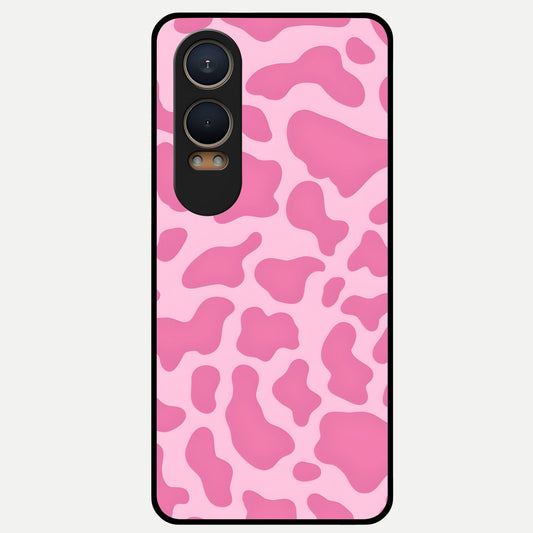  Pinkish Scenery Glass Case For Oneplus Nord CE4 Lite back cover – full design glossy printed glass finish