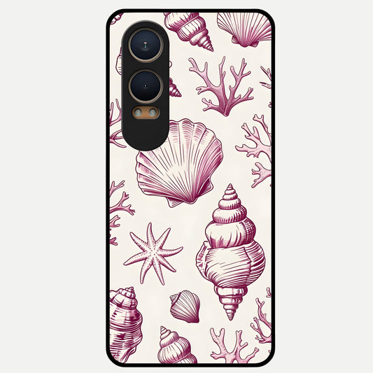  Pink Power Sparks Glass Case For Oneplus Nord CE4 Lite back cover – full design glossy printed glass finish