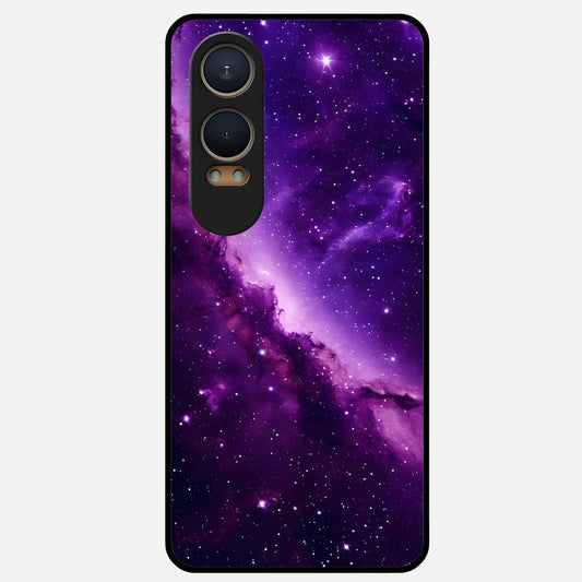  Purple Shade Sky Glass Case For Oneplus Nord CE4 Lite back cover – full design glossy printed glass finish