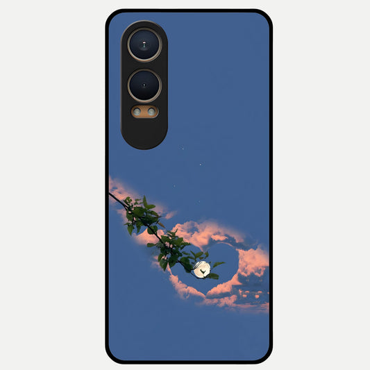  Sky Under Tree Glass Case For Oneplus Nord CE4 Lite back cover – full design glossy printed glass finish