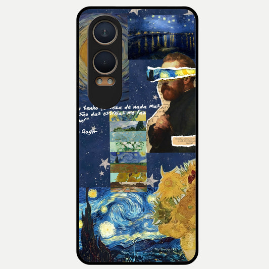  Starry Dream Vision Glass Case For Oneplus Nord CE4 Lite back cover – full design glossy printed glass finish