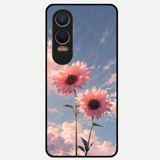  Sun Moon Balance Glass Case For Oneplus Nord CE4 Lite back cover – full design glossy printed glass finish