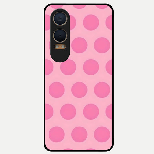  Sweet Dot Dreams Glass Case For Oneplus Nord CE4 Lite back cover – full design glossy printed glass finish