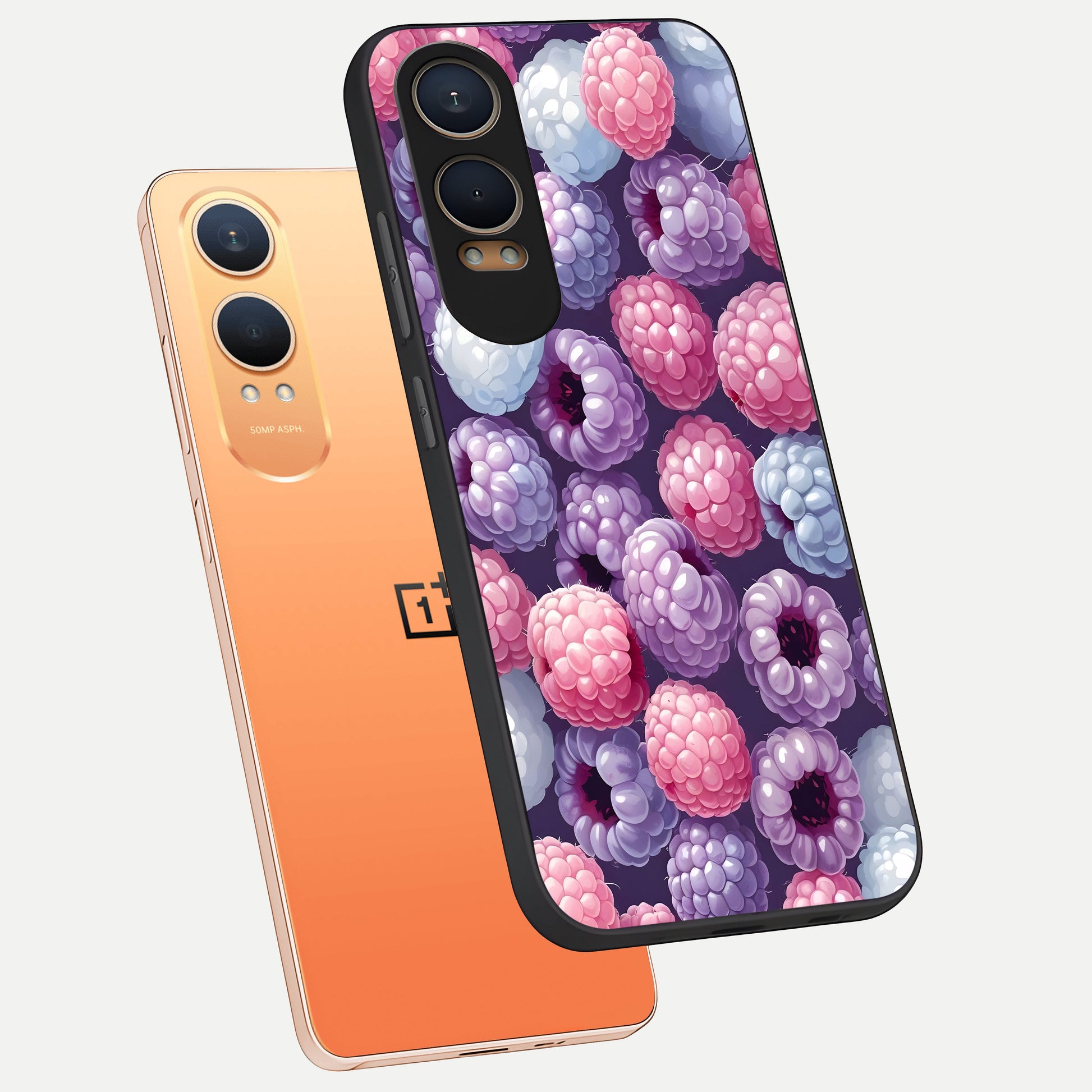  Berry Candy Pop phone case For Oneplus Nord CE4 Lite showing premium glass back cover with detailed artwork