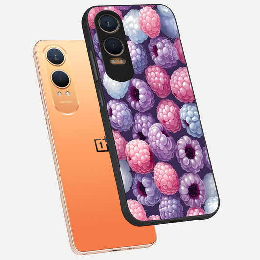  Berry Candy Pop phone case For Oneplus Nord CE4 Lite showing premium glass back cover with detailed artwork