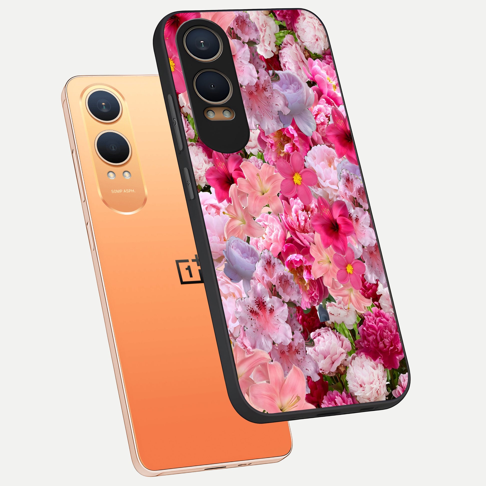  Bloom Crush Fantasy phone case For Oneplus Nord CE4 Lite showing premium glass back cover with detailed artwork