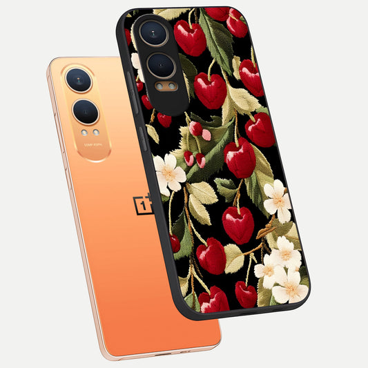  Blooming Spendor Bird phone case For Oneplus Nord CE4 Lite showing premium glass back cover with detailed artwork