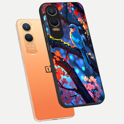  Blooming Water Drift phone case For Oneplus Nord CE4 Lite showing premium glass back cover with detailed artwork