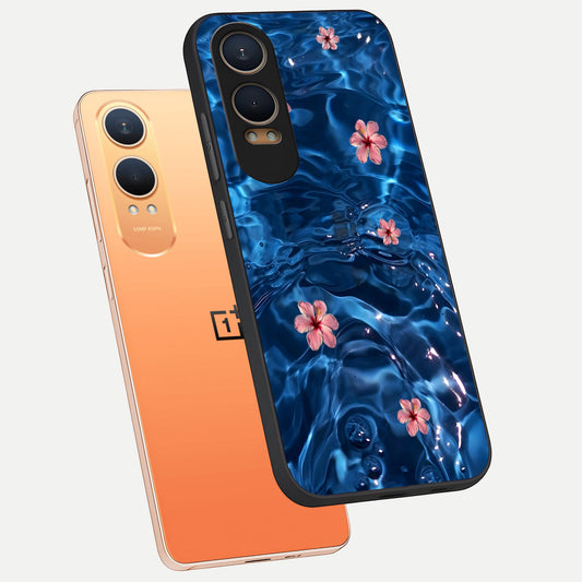  Bloom Thread Art phone case For Oneplus Nord CE4 Lite showing premium glass back cover with detailed artwork