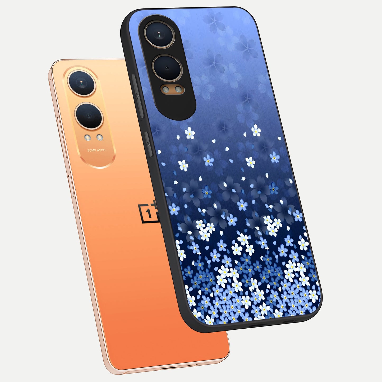  Blue Starry phone case For Oneplus Nord CE4 Lite showing premium glass back cover with detailed artwork