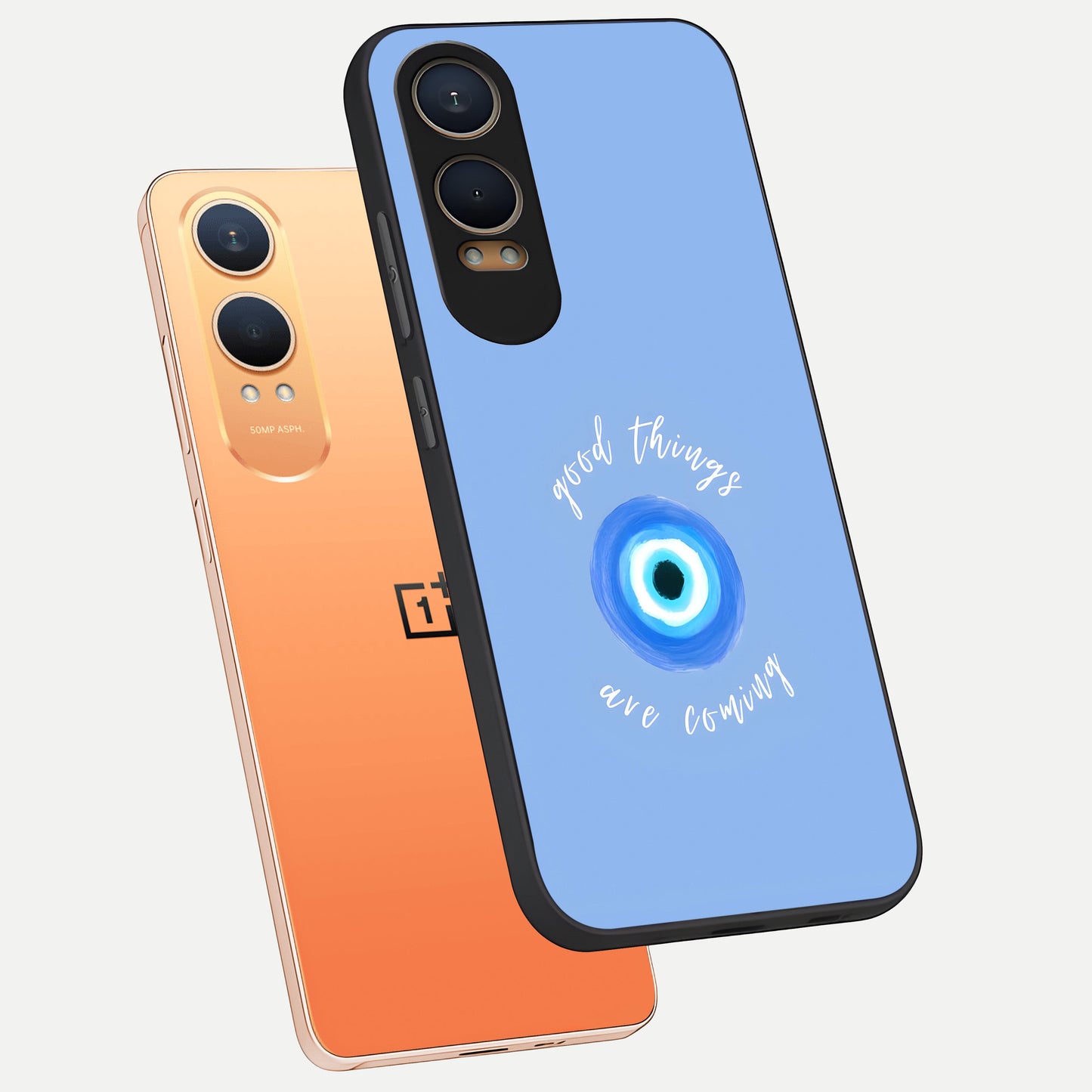  Bright Future Ahead phone case For Oneplus Nord CE4 Lite showing premium glass back cover with detailed artwork