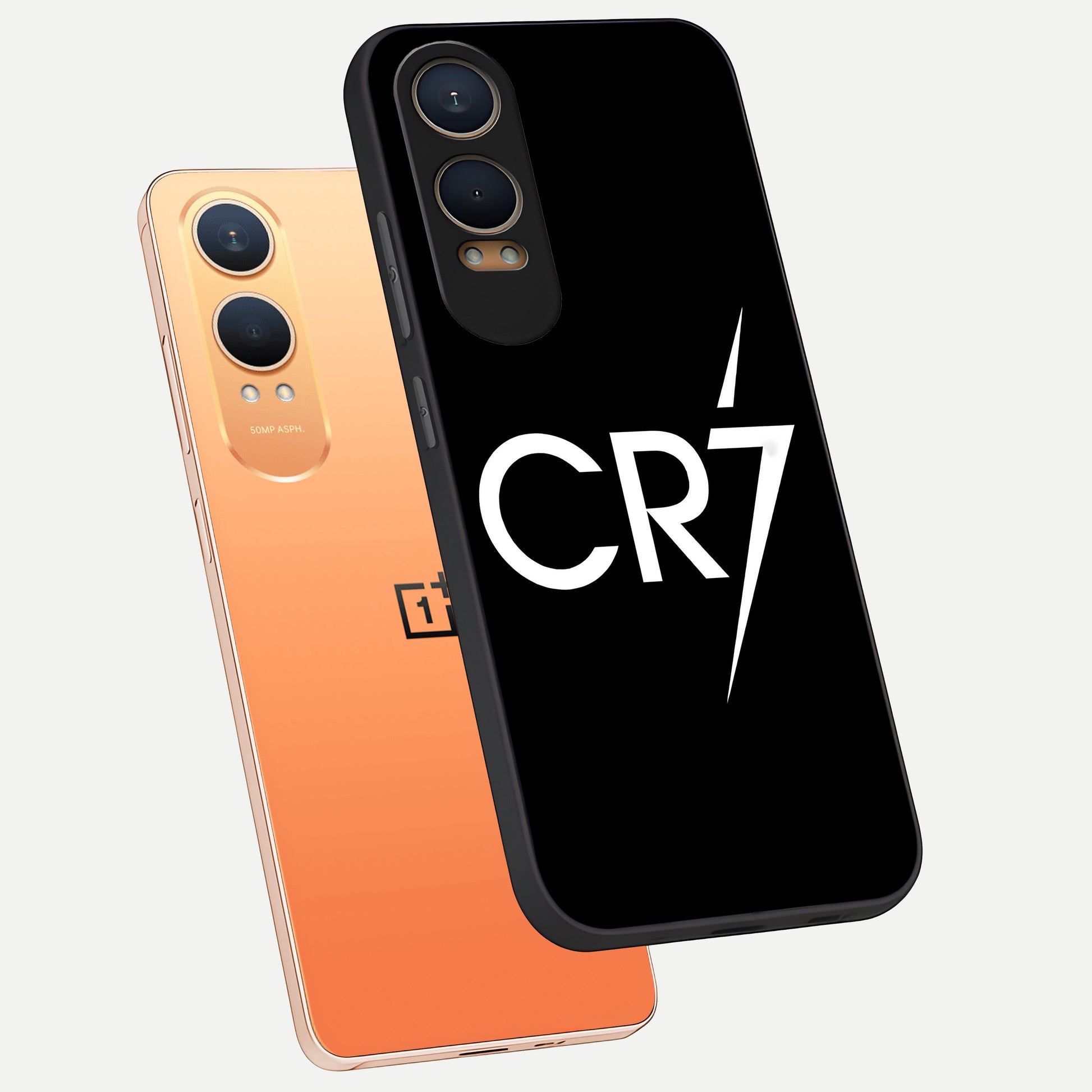  CR7 Elite Strike phone case For Oneplus Nord CE4 Lite showing premium glass back cover with detailed artwork