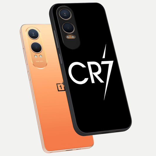  CR7 Elite Strike phone case For Oneplus Nord CE4 Lite showing premium glass back cover with detailed artwork