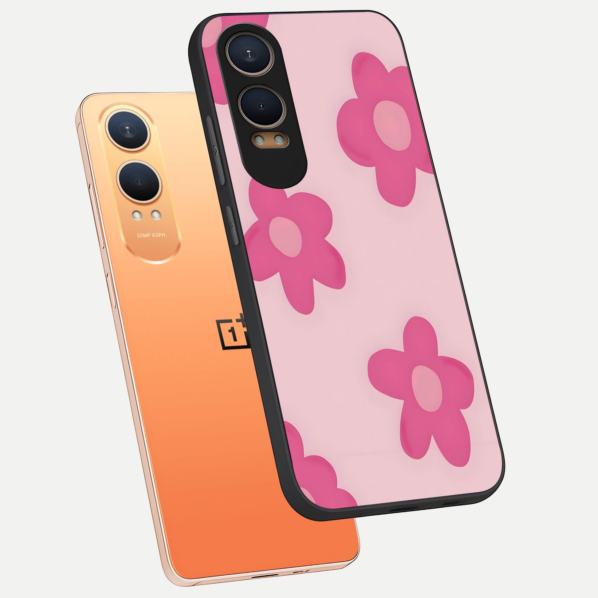  Candy Bloom Dreams phone case For Oneplus Nord CE4 Lite showing premium glass back cover with detailed artwork