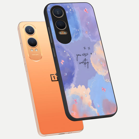  Celestial Cloud Magic phone case For Oneplus Nord CE4 Lite showing premium glass back cover with detailed artwork